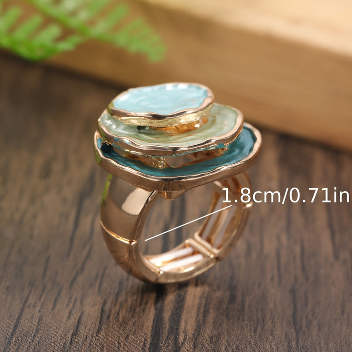SHANA | ELEGANT BOHO TRIPLE-LAYER RING