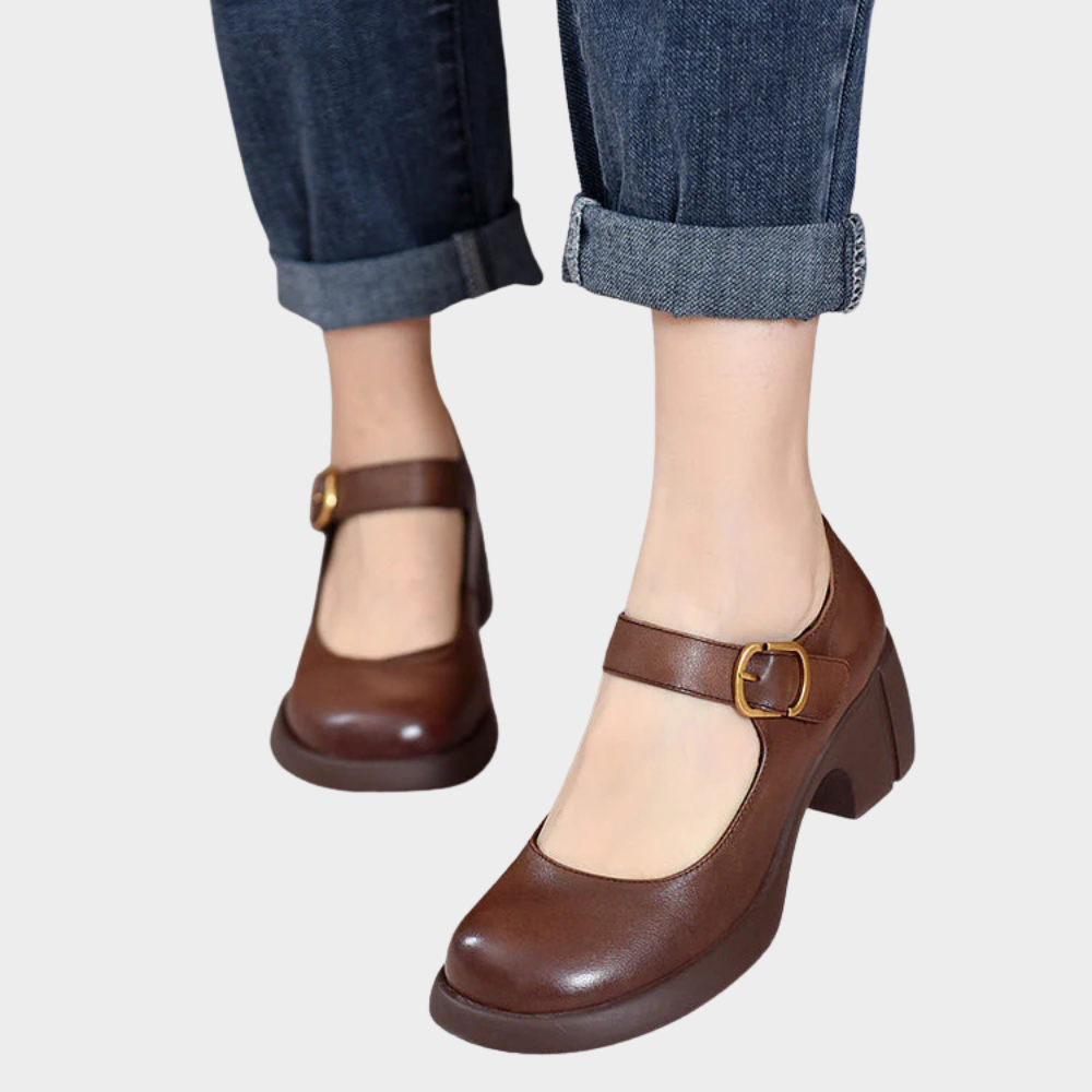 Ruby | Leather Mary Jane Shoes