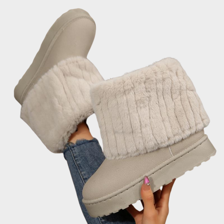 Alyanah | Fluffy Faux Lined Boots