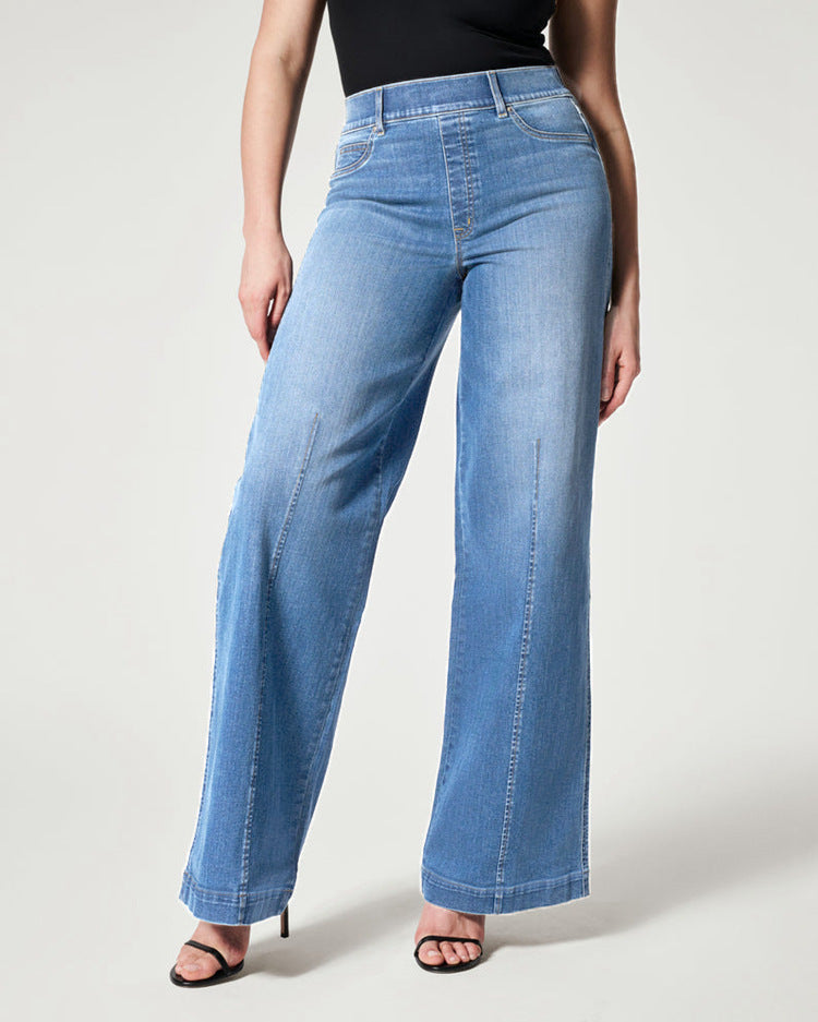 MINERVA | MODERN PALAZZO DENIM PANTS