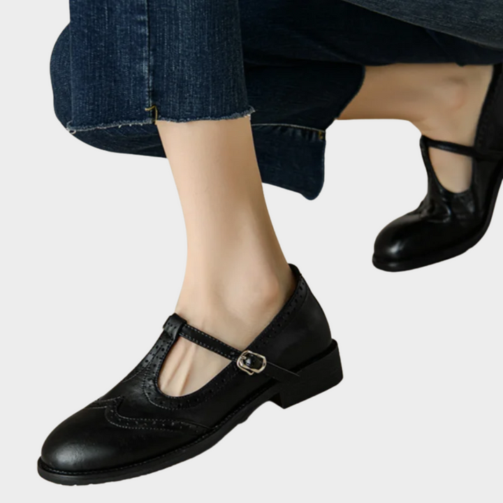 Clara | Elegant T-Strap Mary Jane Shoes