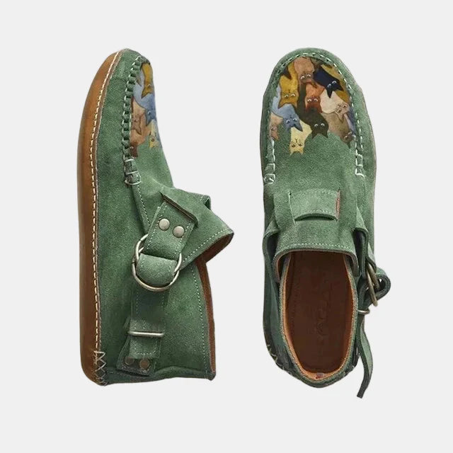 Nina | Casual Printed Ankle Boots