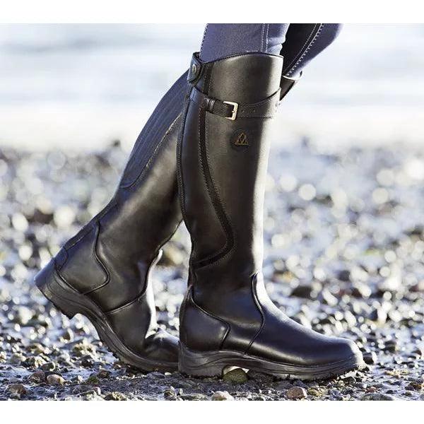 Lavinia | Waterproof Leather Riding Boots