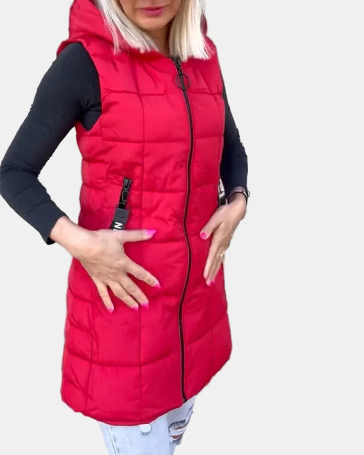 Solene | Sleeveless Padded Coat