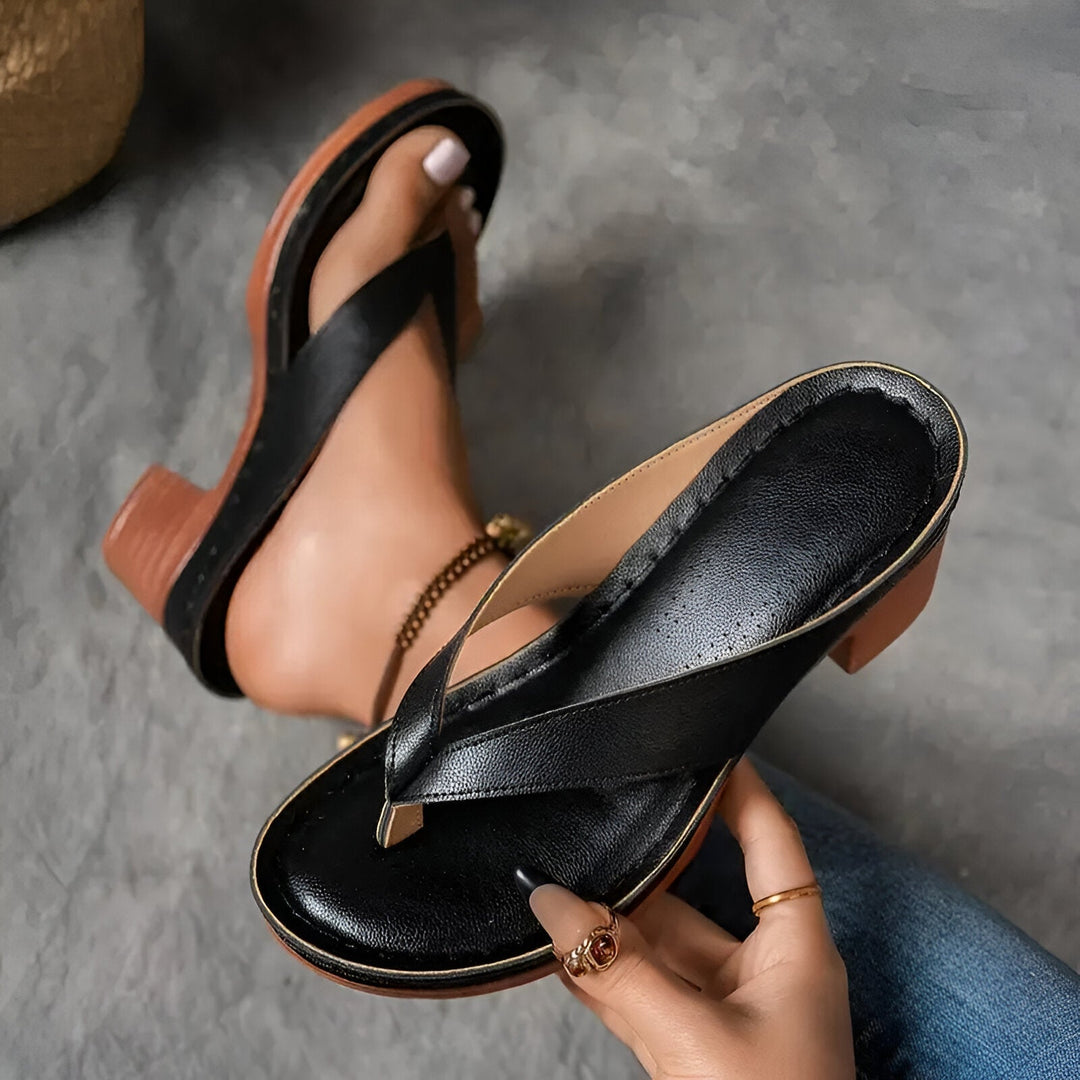 CLAUDINE | TIMELESS HIGH HEELED SANDALS