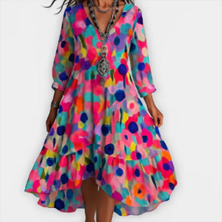 AGATHA | STYLISH FLORAL MAXI DRESS