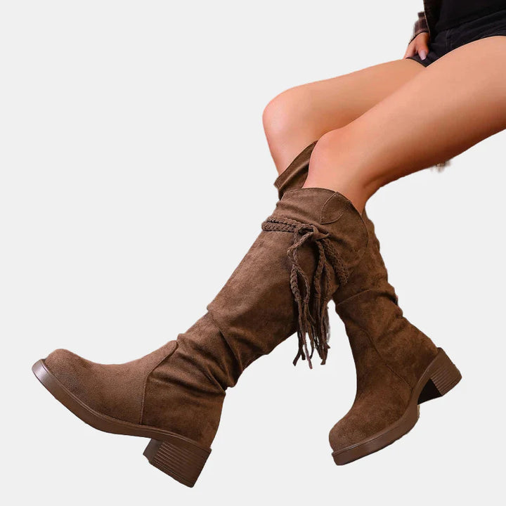 Vanessa | Chunky Heel Mid-Length Ankle Boots