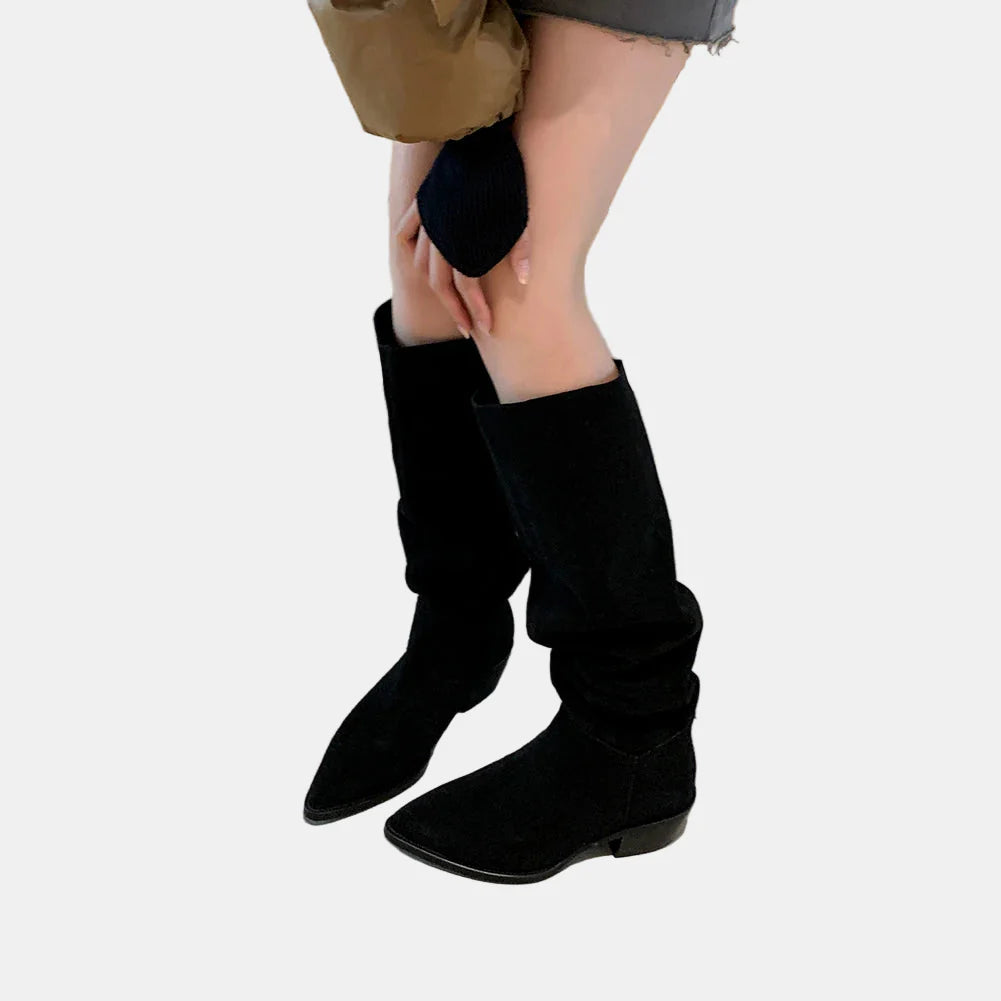 Thea | Suede Retro Autumn Boots