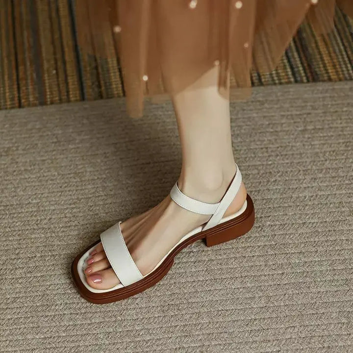LINDY | ELEGANT LEATHER SANDALS