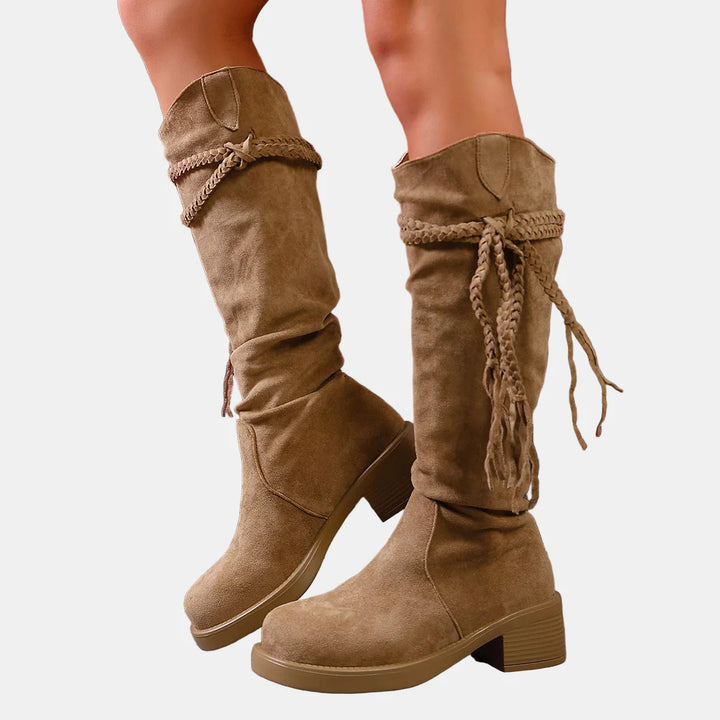 Vanessa | Chunky Heel Mid-Length Ankle Boots