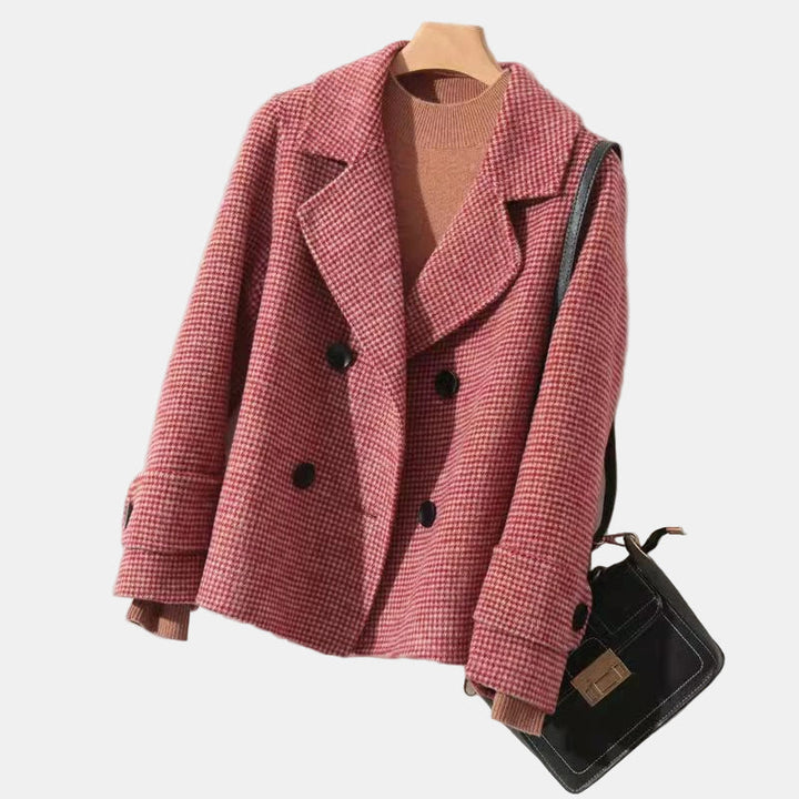 Amina | Elegant Wool-Inspired Coat