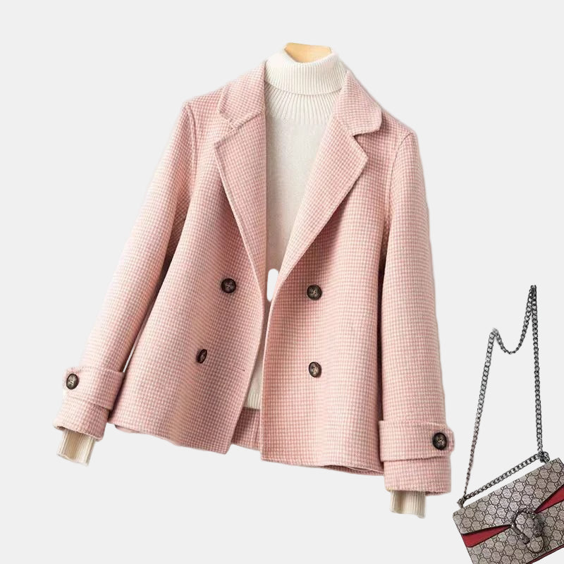 Amina | Elegant Wool-Inspired Coat