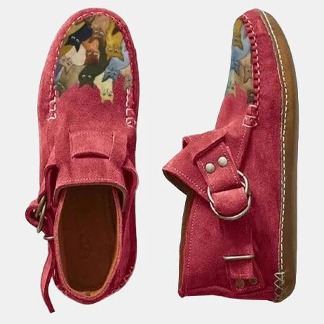 Nina | Casual Printed Ankle Boots