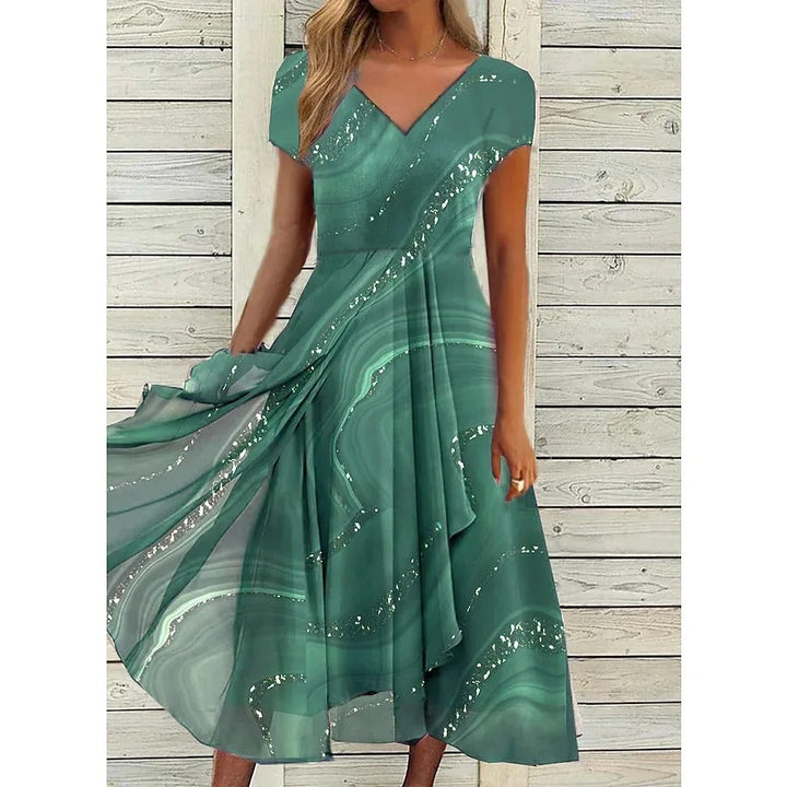 Maui | Elegant Flowing Midi Dress
