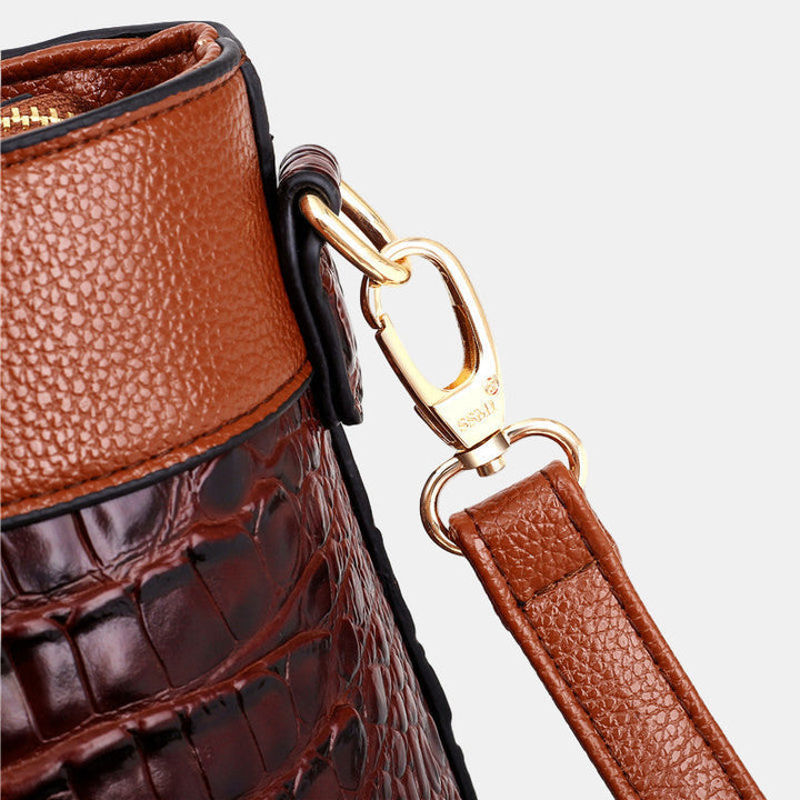 JAYE | STYLISH CROCODILE PATTERN HANDBAG